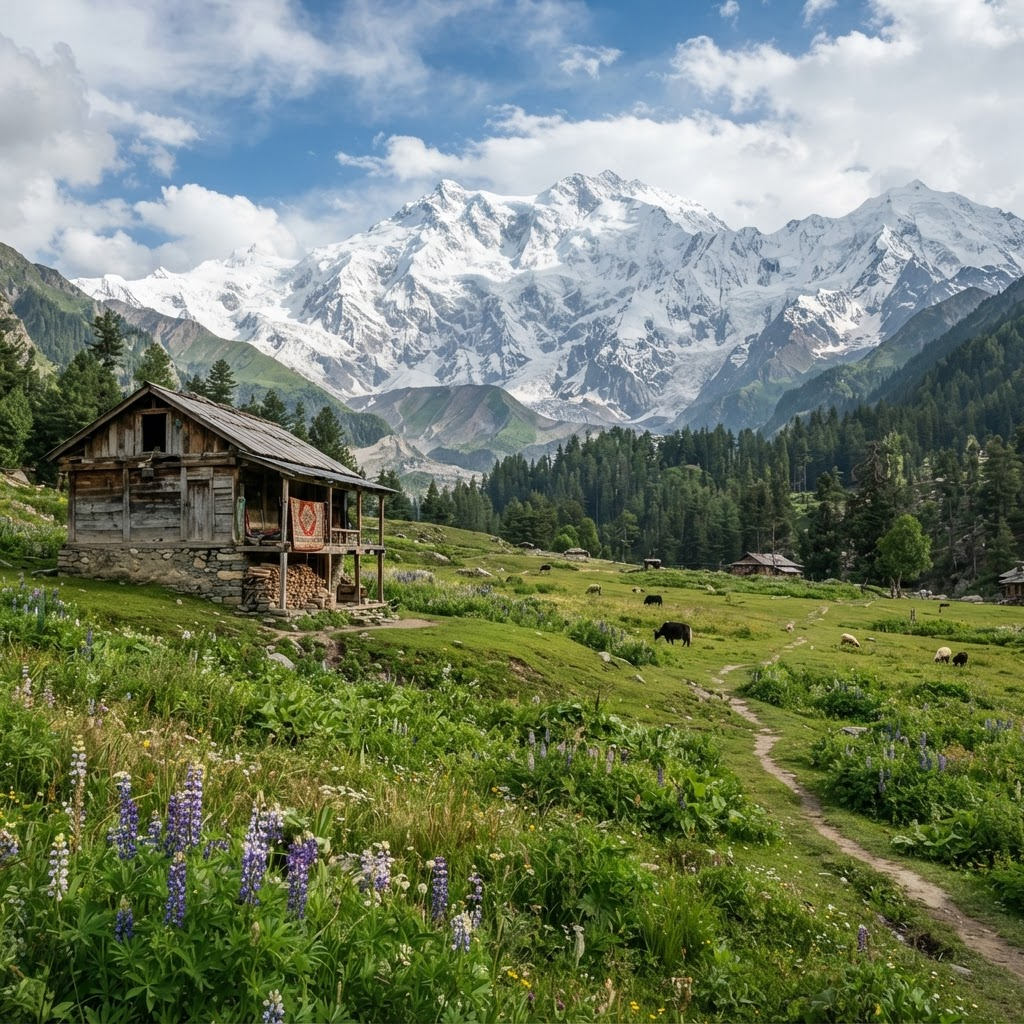 Fairy Meadows landscape