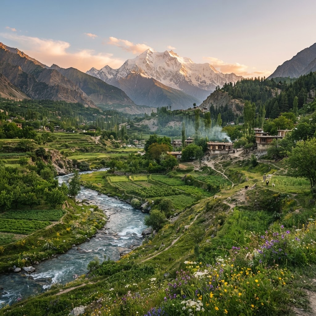 Nagar Valley landscape